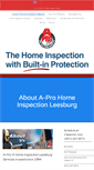 Mobile Screenshot of homeinspectionleesburg.com